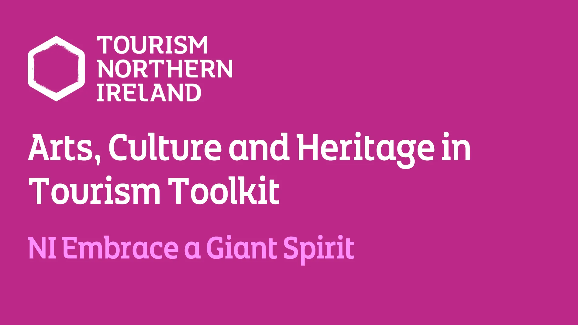 Arts, Culture and Heritage in​ Tourism Toolkit