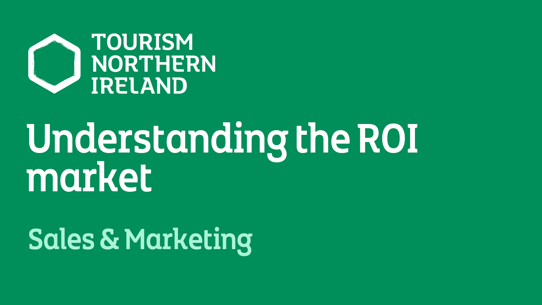 Understanding the ROI market